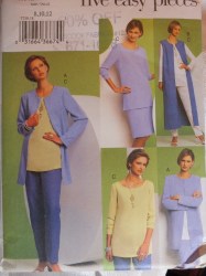 7739 VOGUE EZ JACKET, DUSTER, TUNIC, BOTTOMS PATTERN 14-18